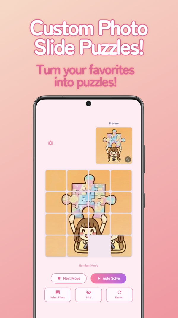 Gameplay with Next Move and Auto Solve
